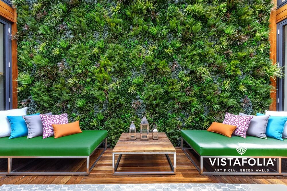 Residential artificial living walls