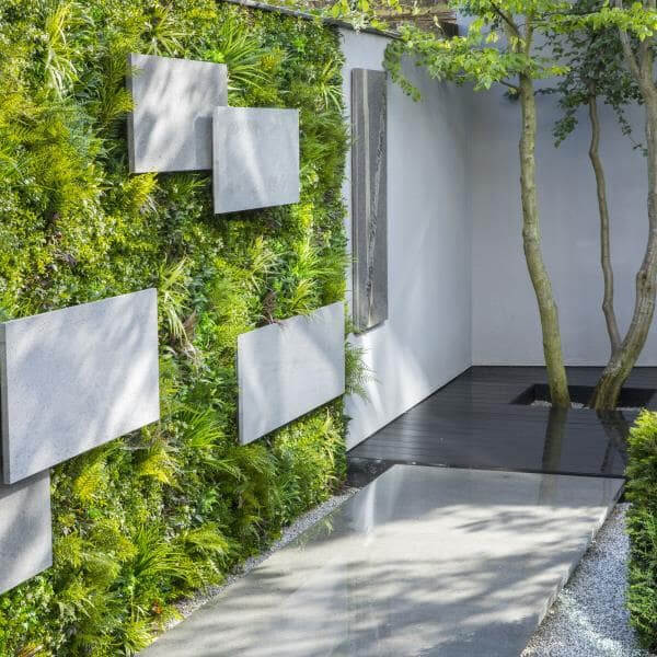 Residential artificial living wall